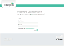 Tablet Screenshot of intranet.douglas.co.nz